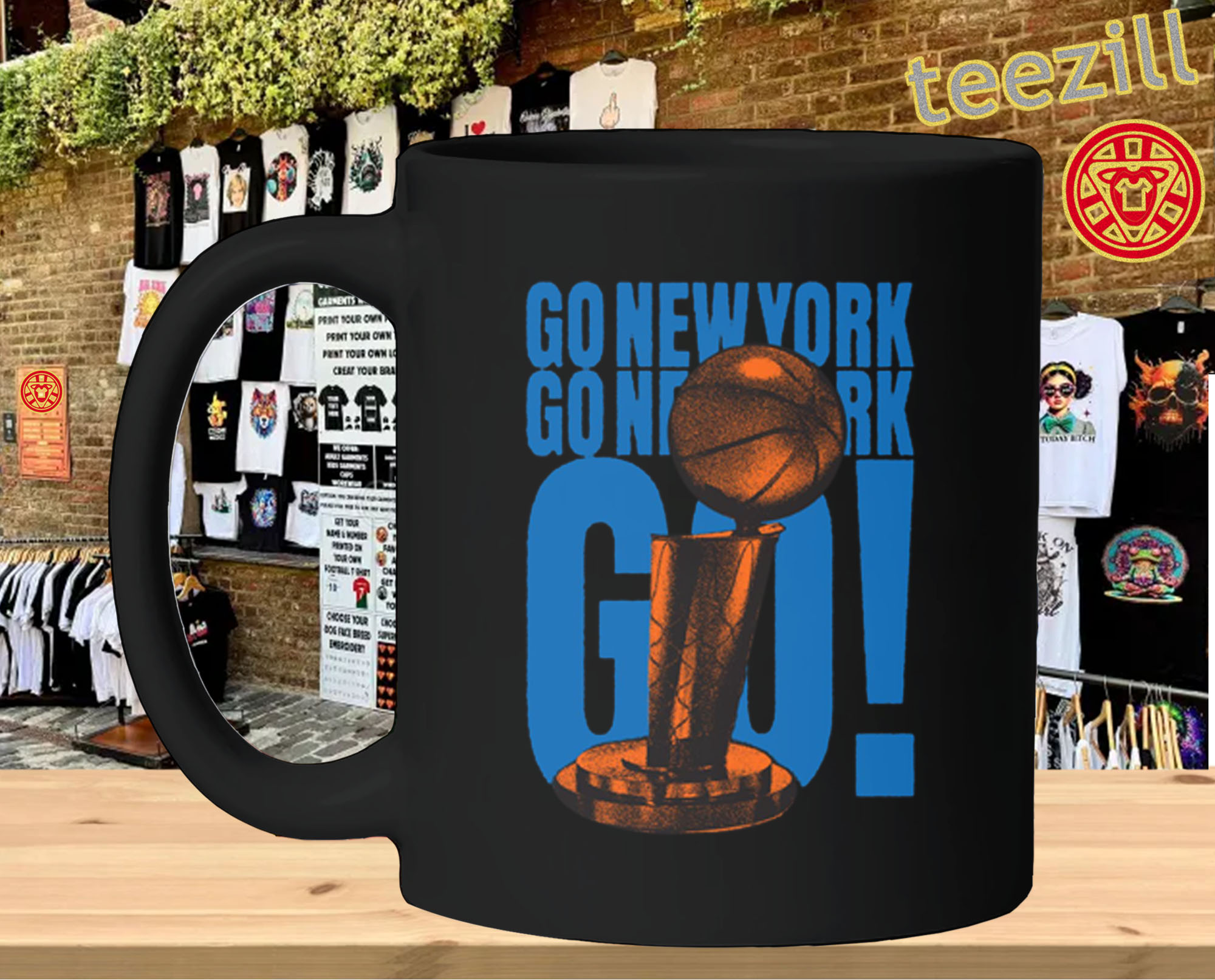Go New York Go Basketball Finals Trophy Shirt - Fan NY mug