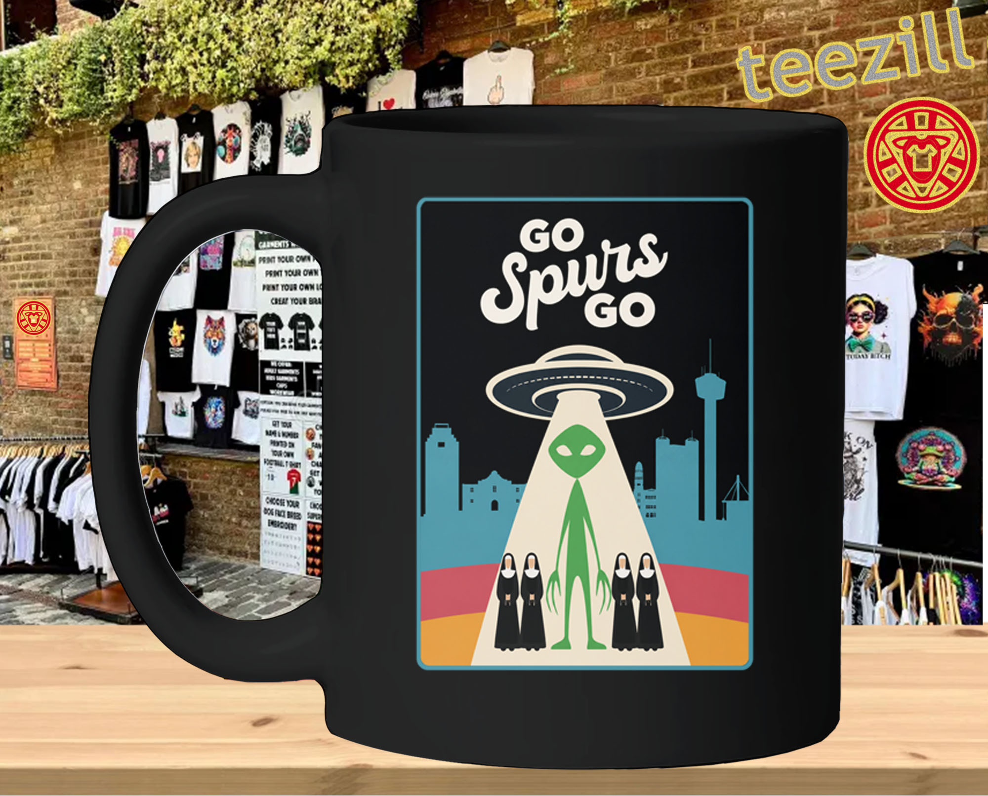 Go Spurs Go Shirt - Spurs Nuns Wemby Finals mug