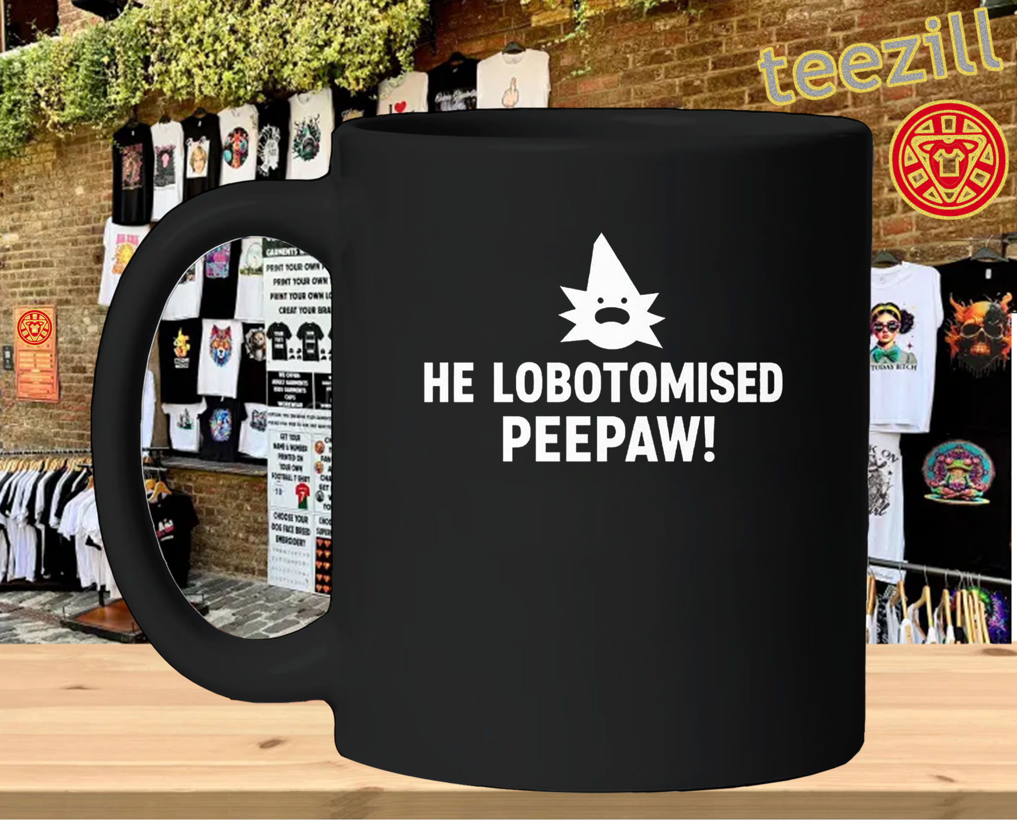 He Lobotomised Peepaw Shirt - Viral Meme Quote mug