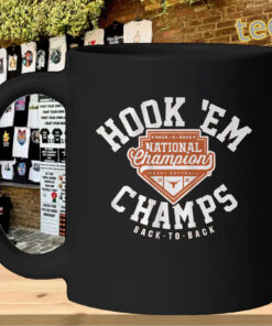 Hook ’Em Texas Softball Back-to-Back Champs Mug