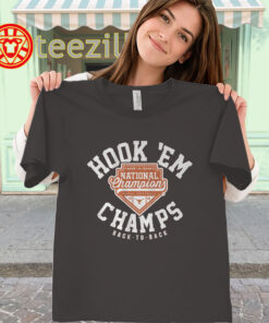 Hook ’Em Texas Softball Back-to-Back Champs Shirt