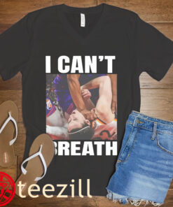 I Can't Breathe Shirt – Caitlin Clark Basketball Statement Tee-Vneck