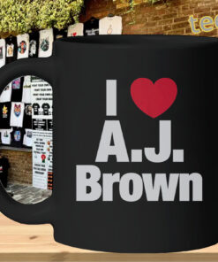 I Heart A.J. Brown – New England Football Fan mug