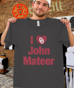 I Heart John Mateer Shirt – Oklahoma Football Player