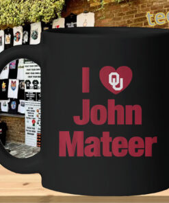 I Heart John Mateer – Oklahoma Football Player mug