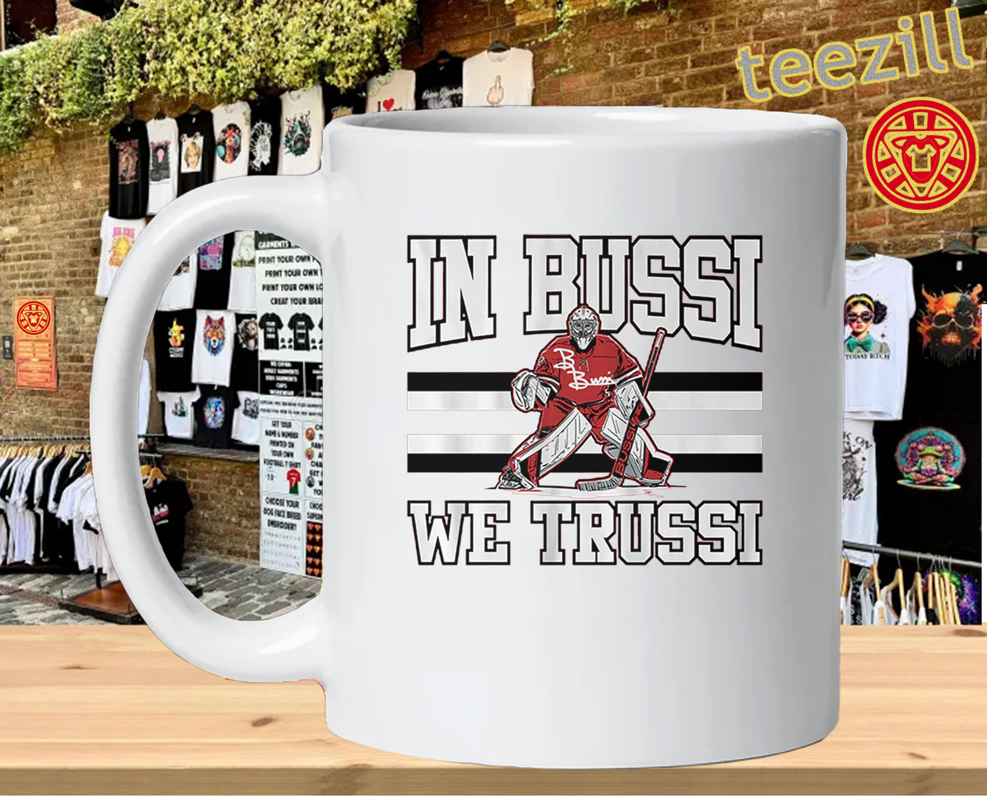In Bussi We Trussi Shirt - Brandon Bussi Hockey mug