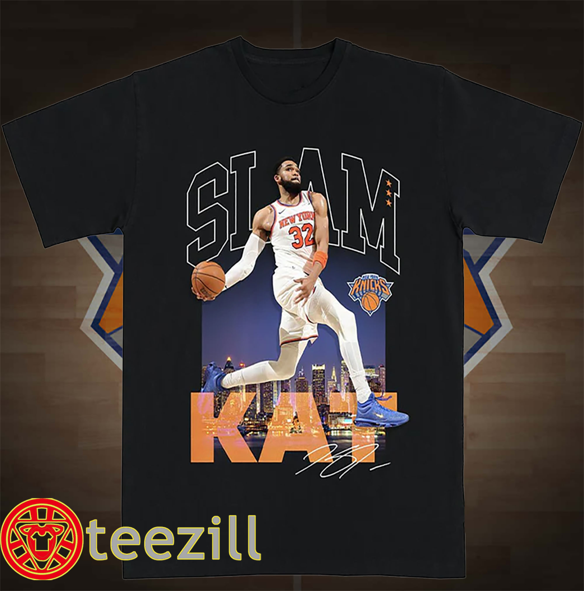 June Basketball Poster Shirt – Karl-Anthony Towns Knicks