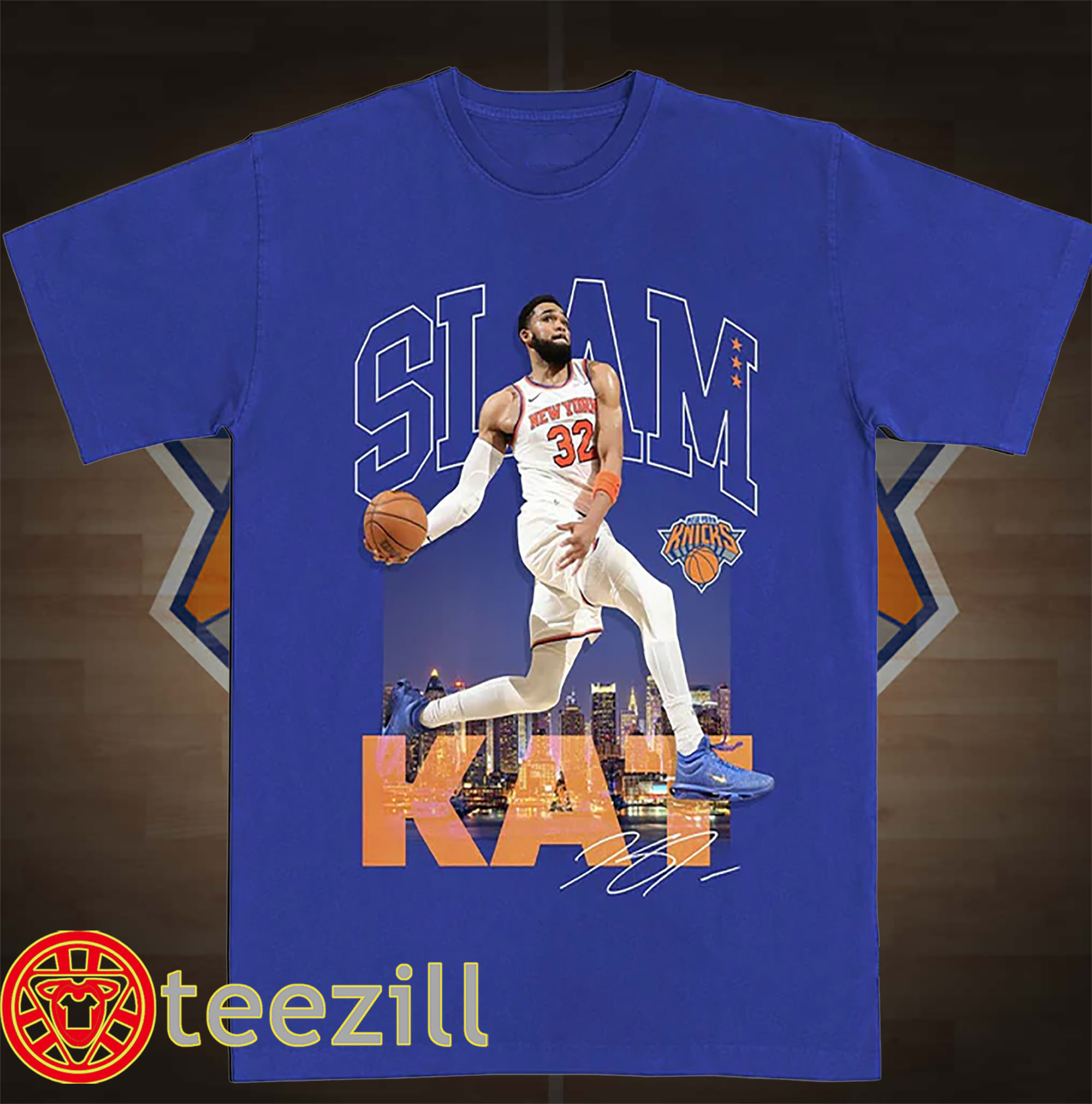 June Basketball Poster T-Shirt – Karl-Anthony Towns Knicks Tee