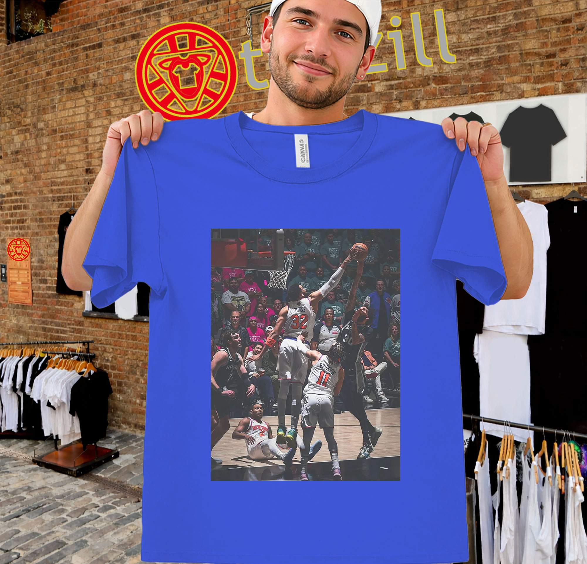 Karl-Anthony Towns Block Shirt - Julian Champagnie Basketball Tee