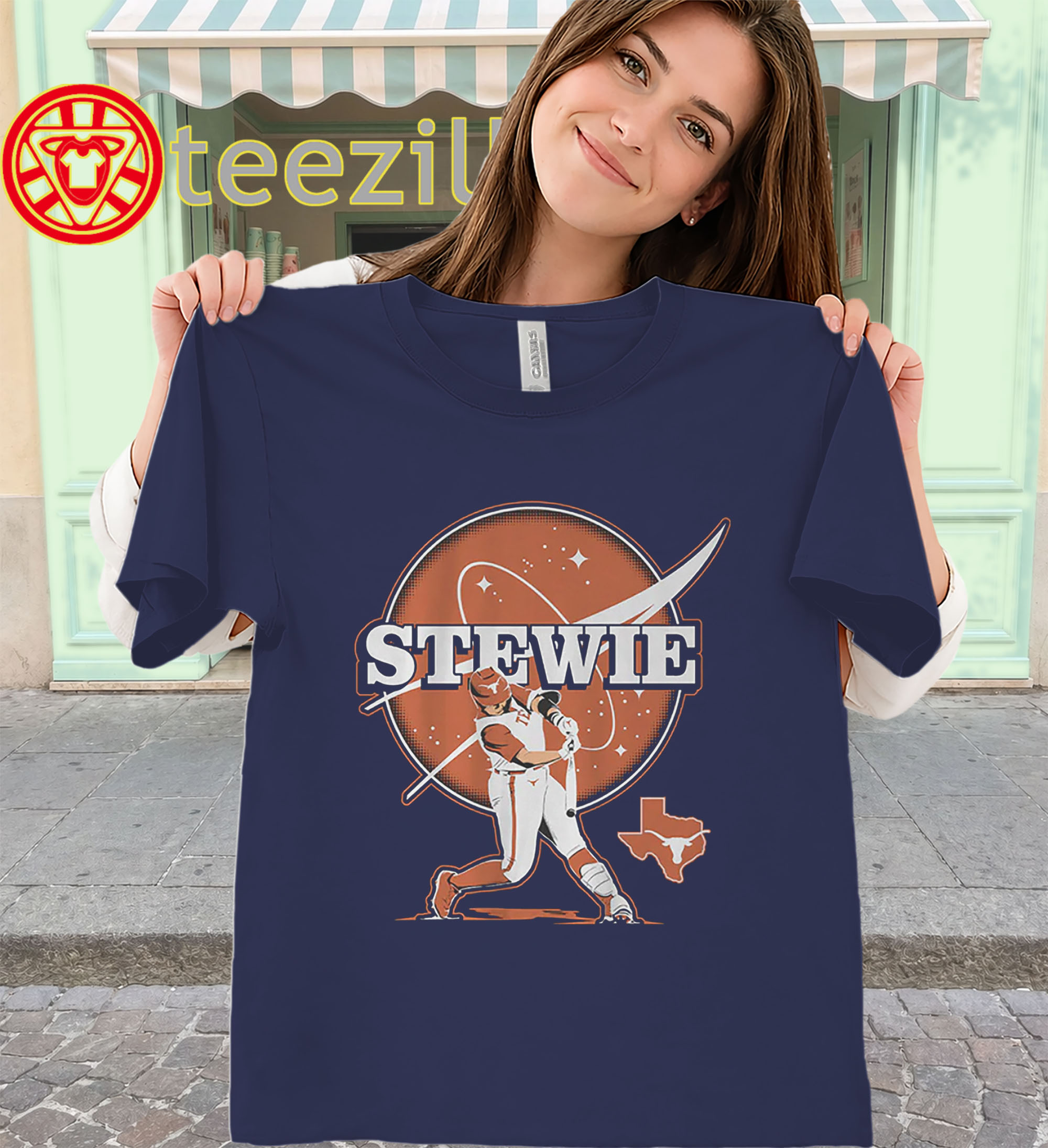 Katie Stewart Blast Off Texas Softball Shirt – Stewart Home Run classic