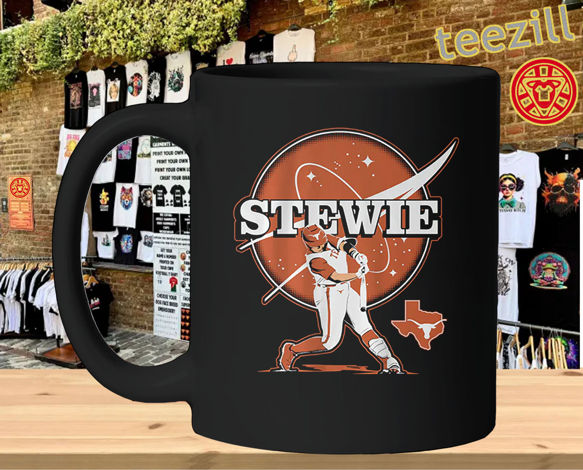 Katie Stewart Blast Off Texas Softball – Stewart Home Run mug