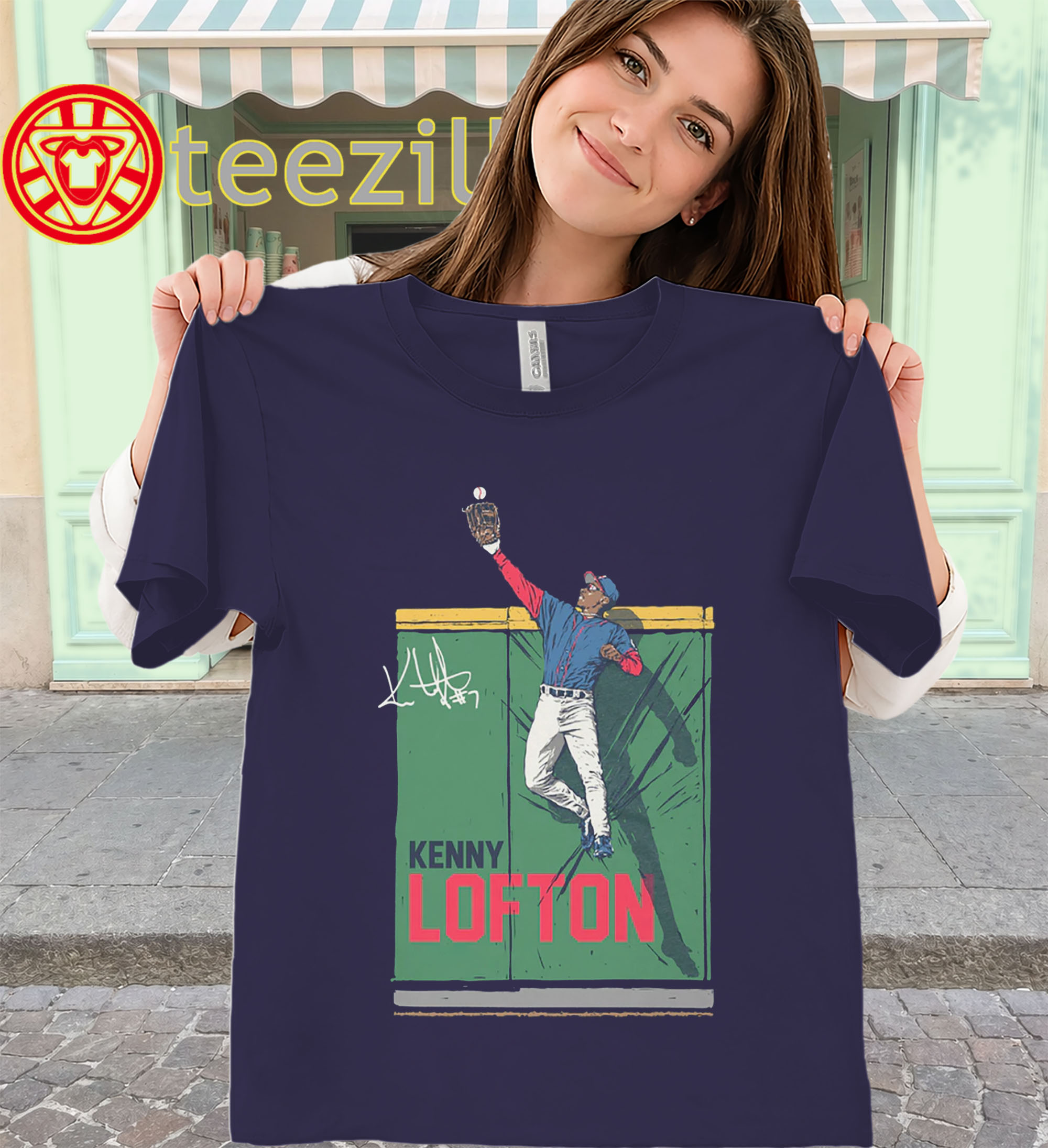 Kenny Lofton Shirt – Cleveland Legend The Catch Graphic - teezill