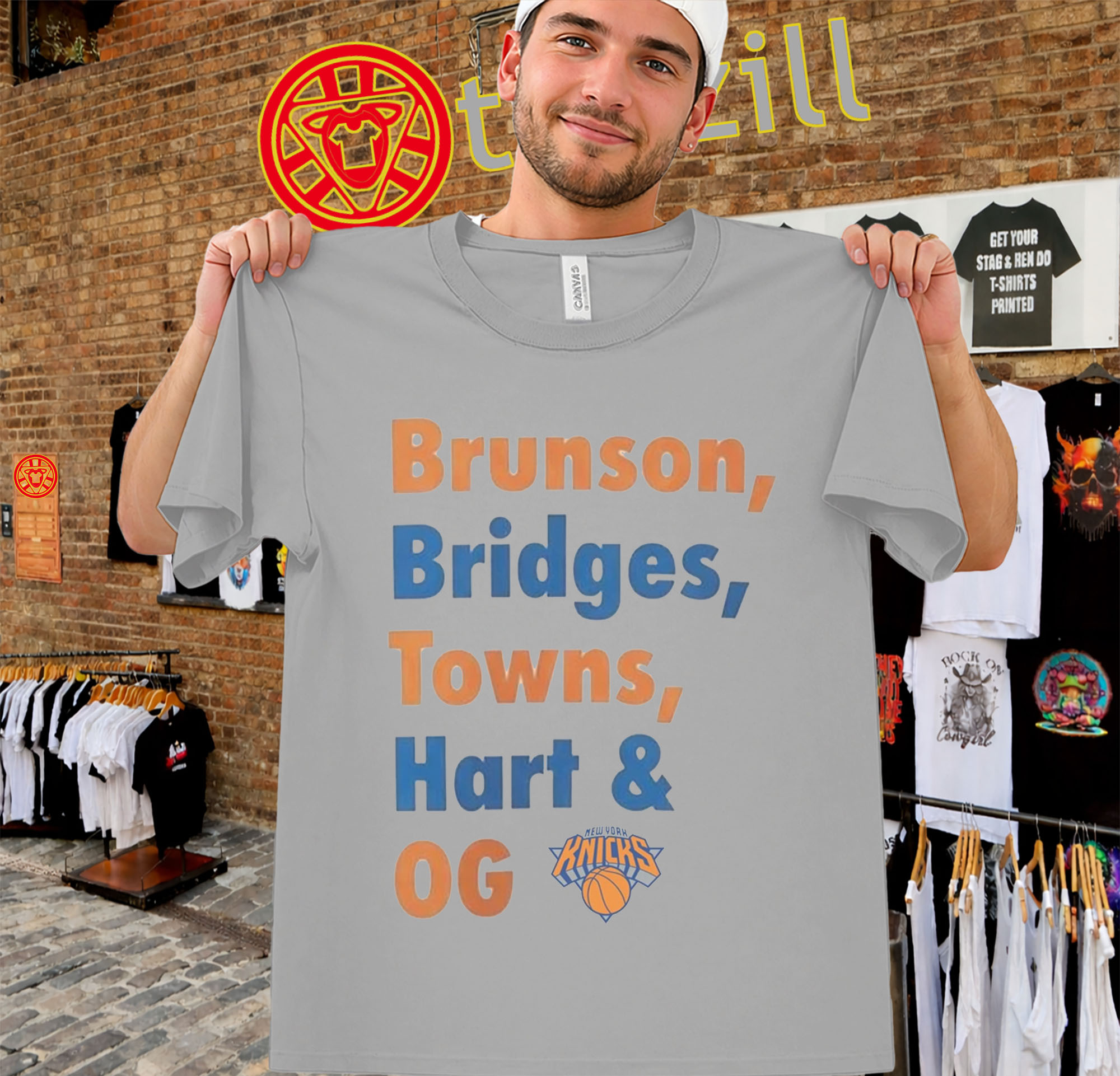 Knicks Finals Five Shirt - Brunson Bridges Towns Hart OG Tee unisex
