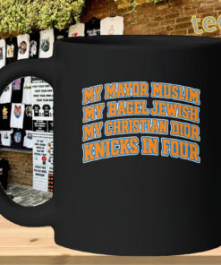 Knicks In Four - New York Basketball Fan mug