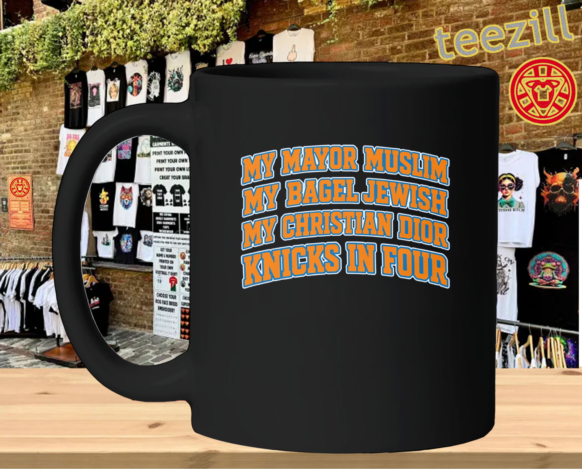 Knicks In Four - New York Basketball Fan mug
