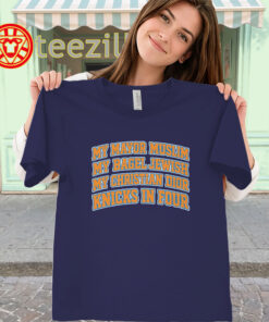 Knicks In Four Shirt - New York Basketball Fan classic