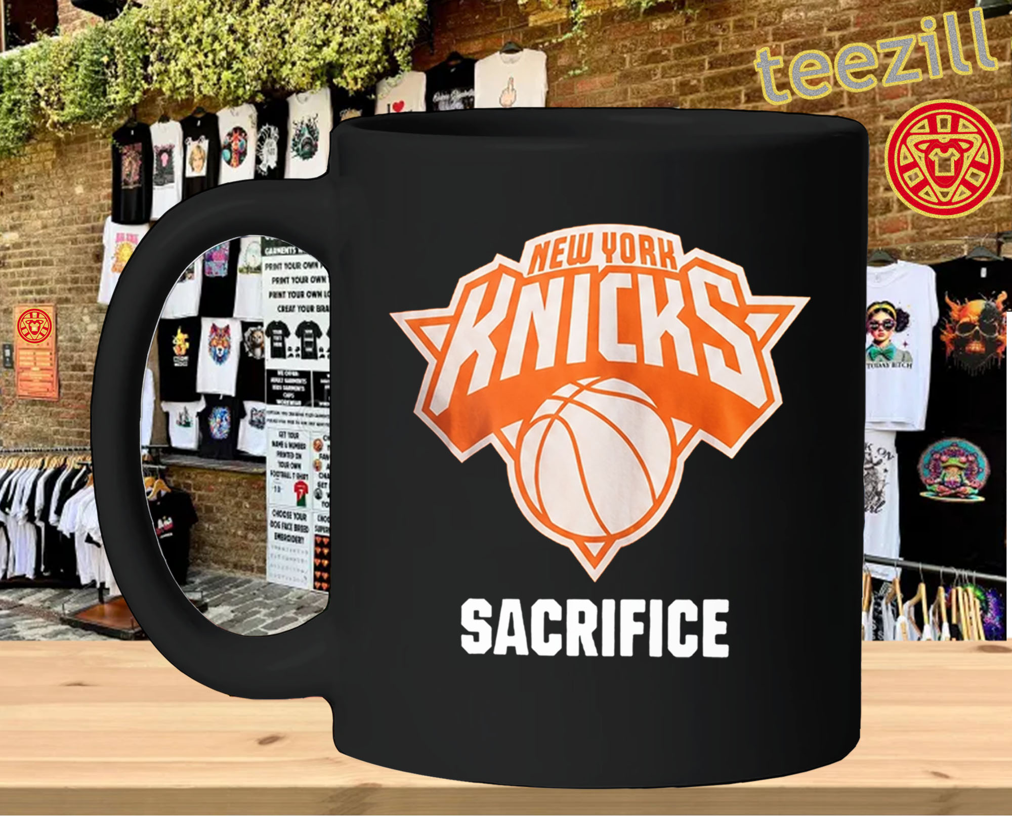 Knicks Sacrifice Shirt - New York Basketball Fan-mug
