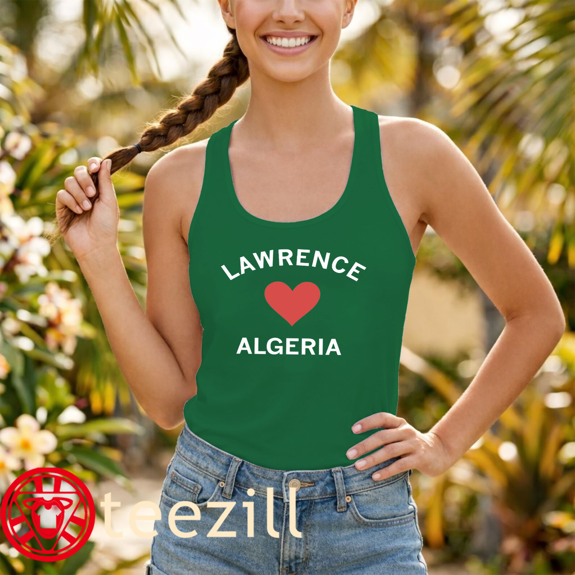 Lawrence Loves Algeria Shirt - World Cup Friendship Tee