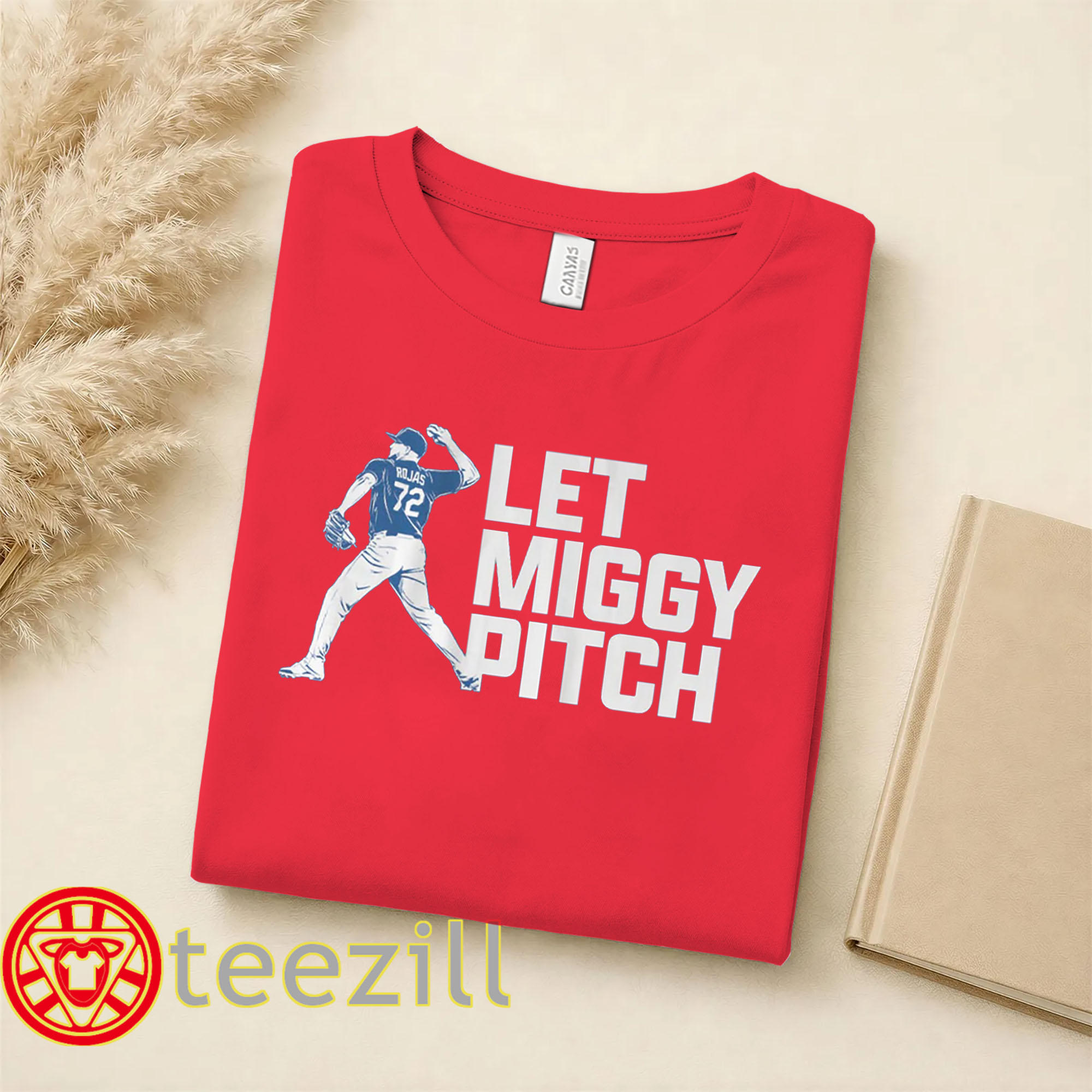 Let Miggy Pitch Shirt - Miguel Rojas Dodgers Tee Kids