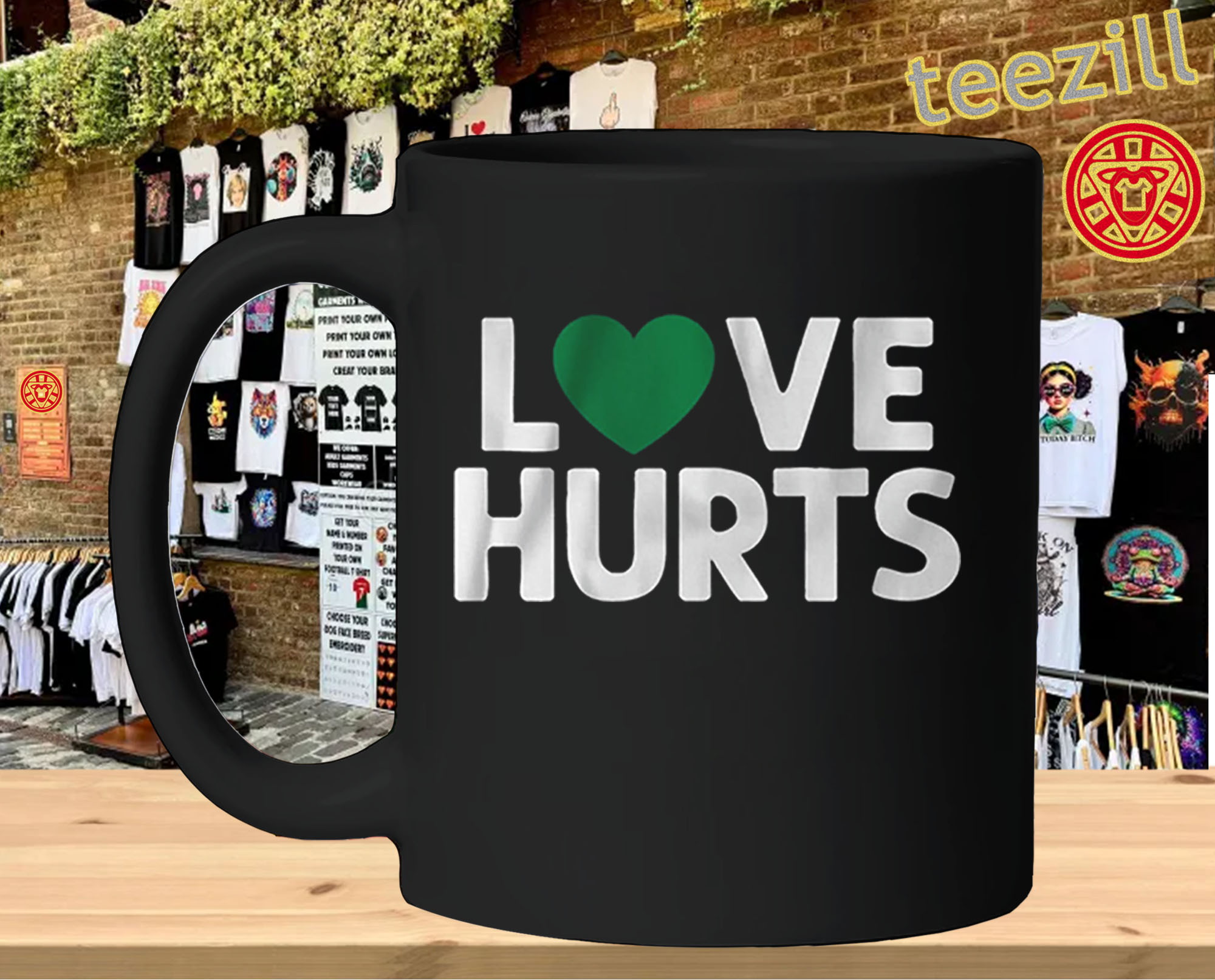 Love Hurts Shirt - Jalen Hurts Philadelphia Football Legend-mug
