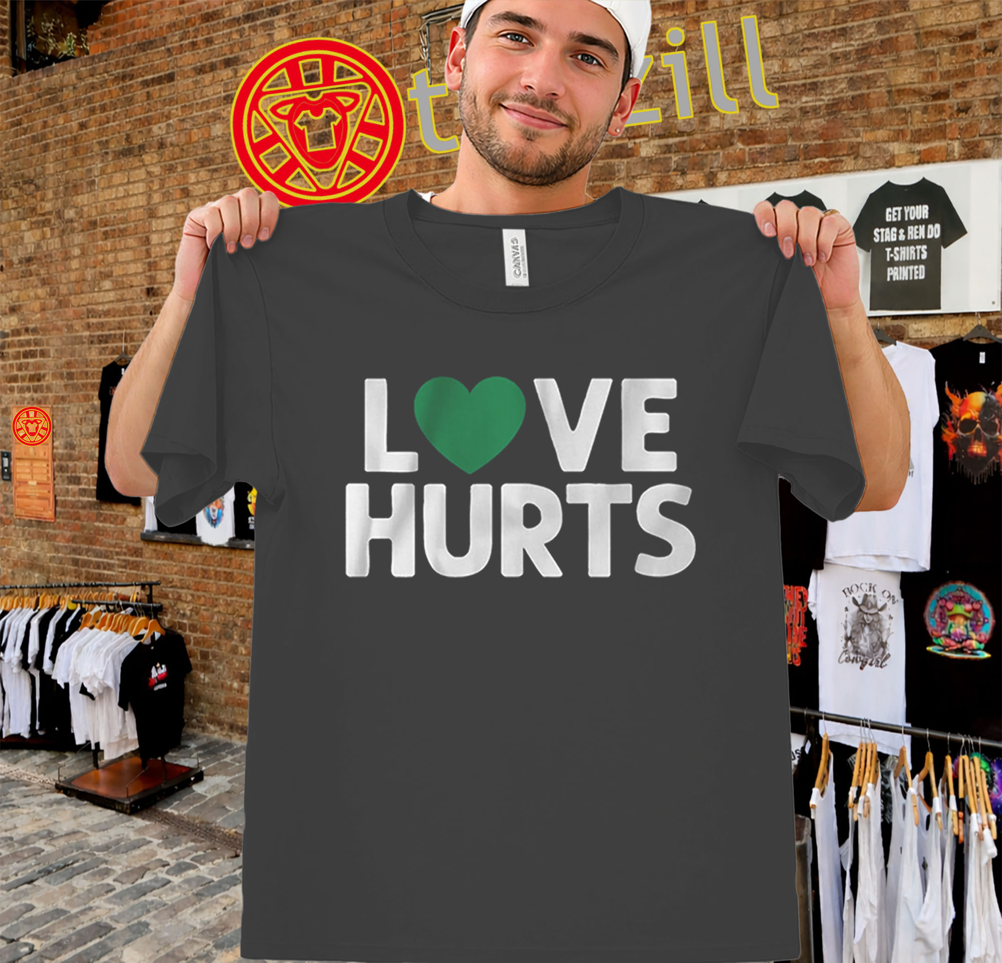 Love Hurts Shirt - Jalen Hurts Philadelphia Football Legend