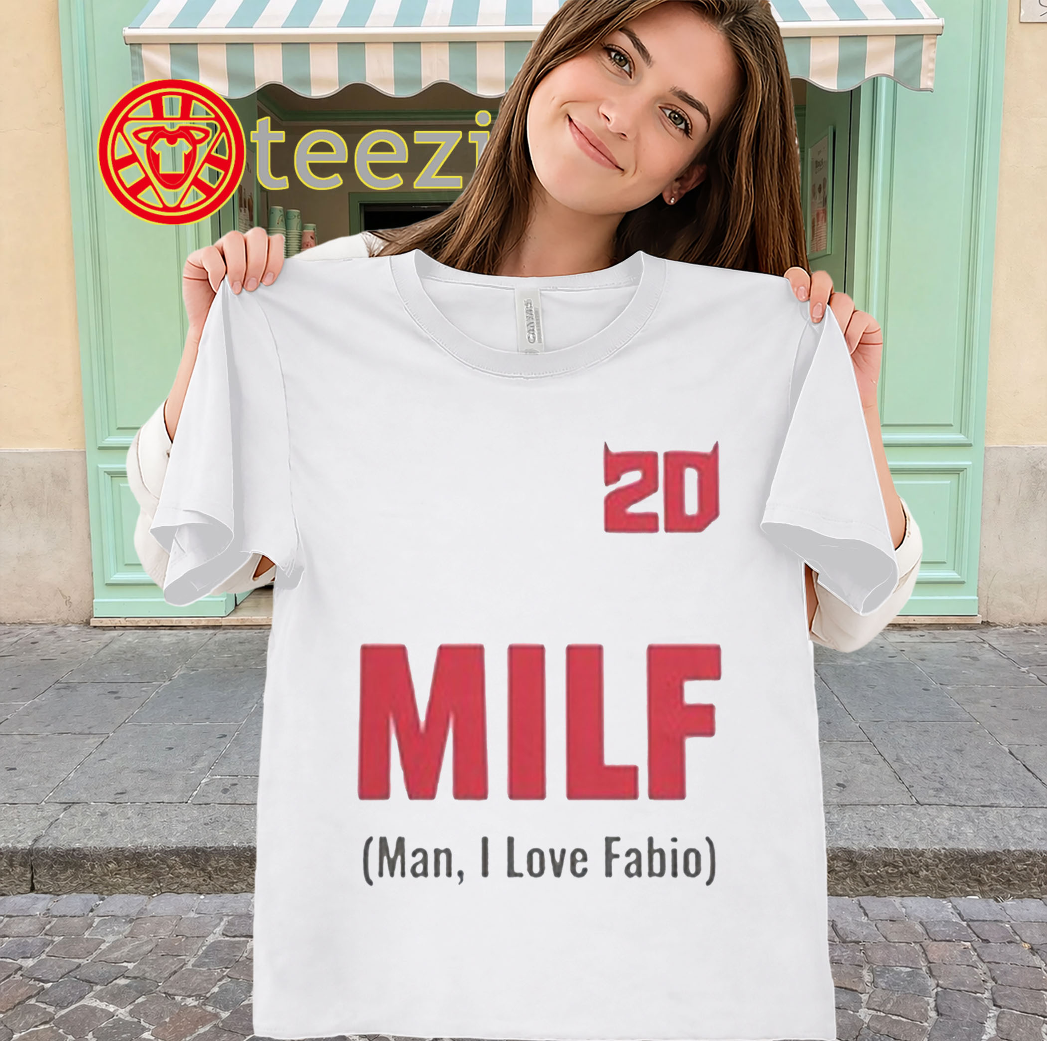 MILF Man I Love Fabio Shirt – Funny Meme Graphic Tee classic