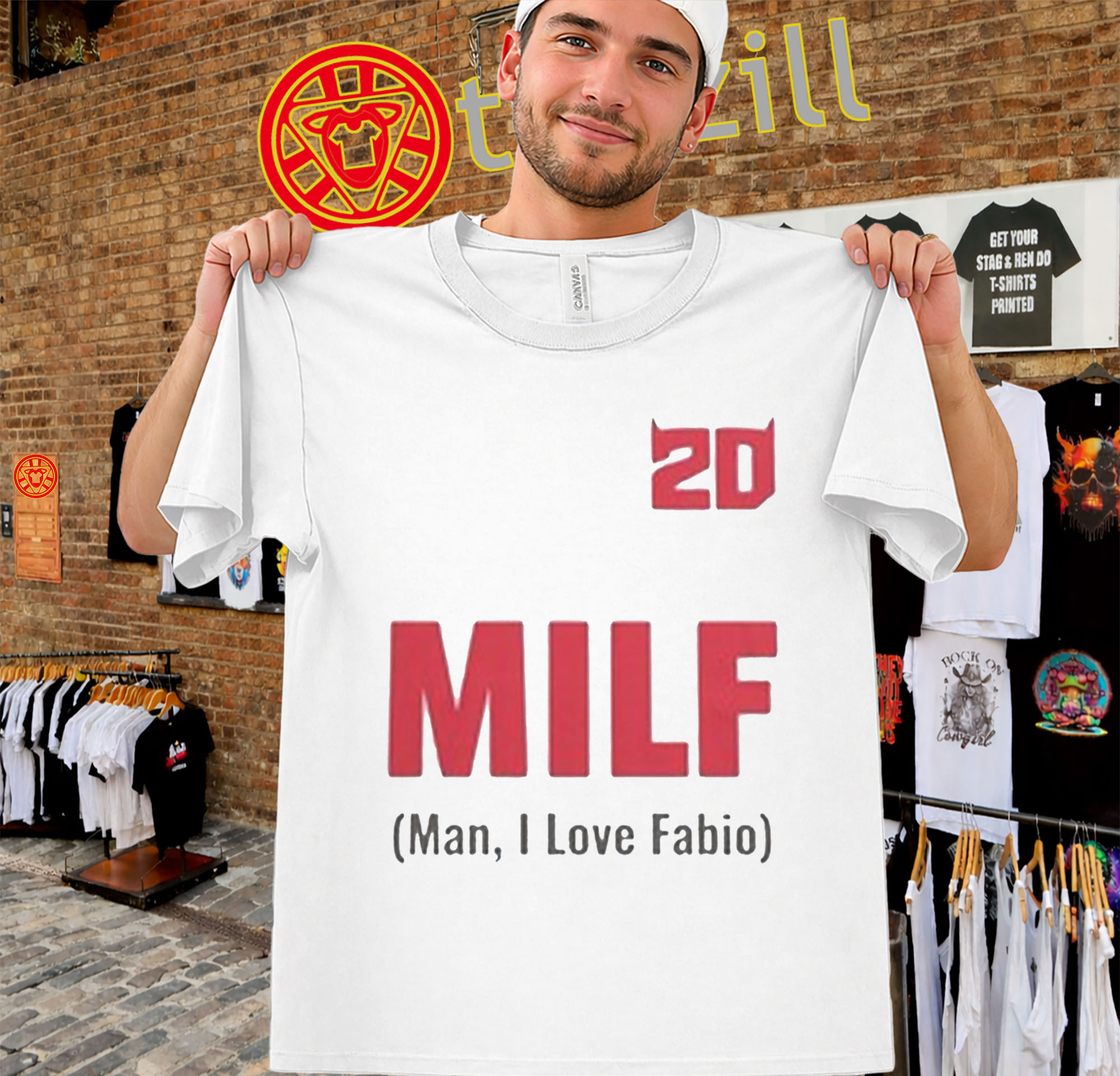 MILF Man I Love Fabio Shirt – Funny Meme Graphic Tee