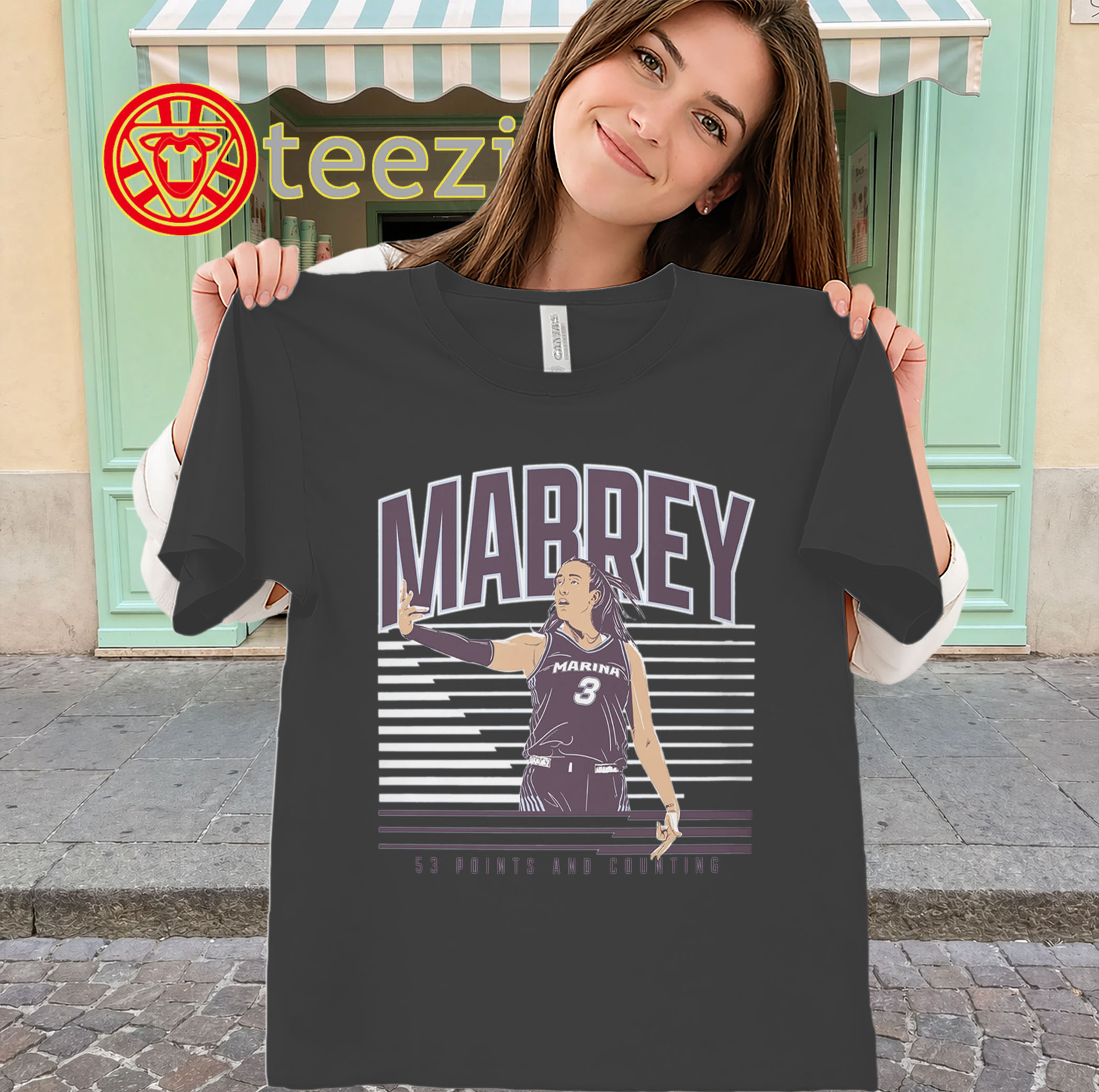 Marina Mabrey 53 Point Game Shirt - WNBA Basketball
