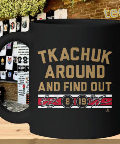 Matthew & Brady Tkachuk Around And Find Outmug