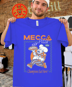 Mecca Pizza Champions Eat Here Shirt - NY Basketball Fan