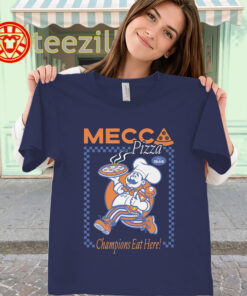 Mecca Pizza Champions Eat Here Shirt - NY Basketball Fan classic