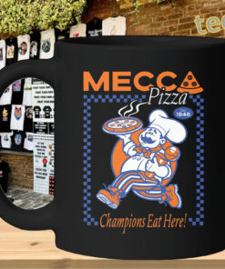 Mecca Pizza Champions Eat Here Shirt - NY Basketball Fan mug