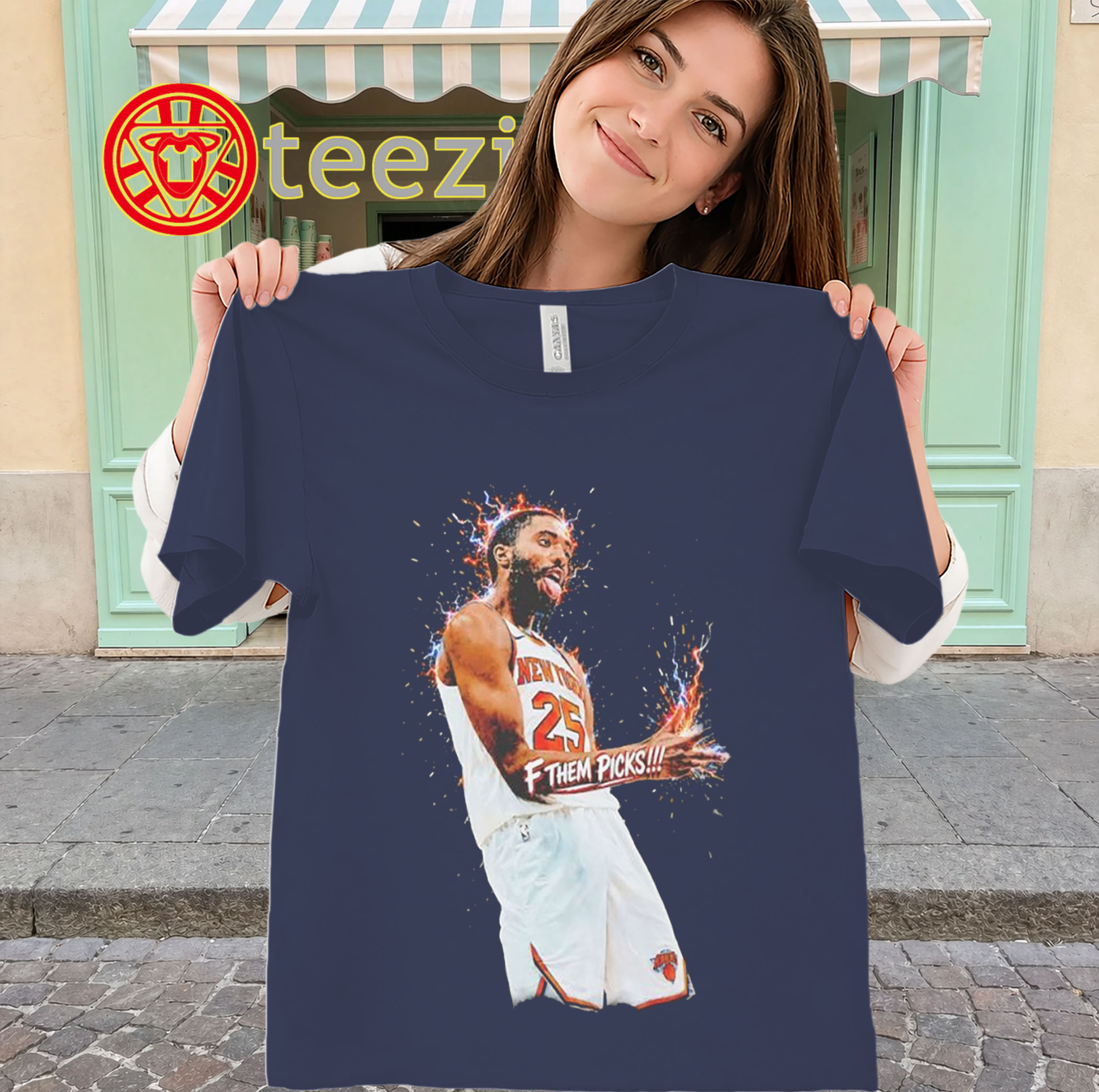 Mikal Bridges New York Knicks Champions Shirt-classic