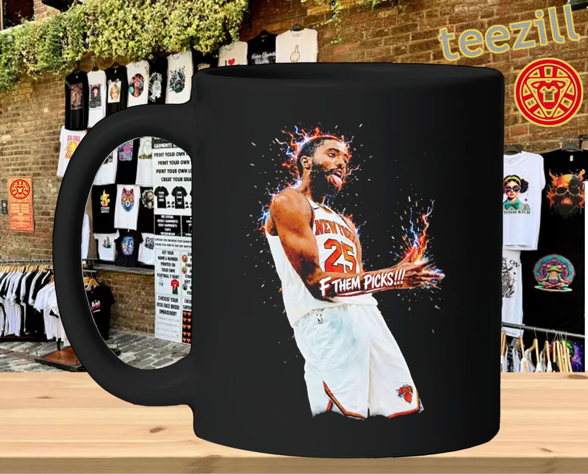 Mikal Bridges New York Knicks Champions mug