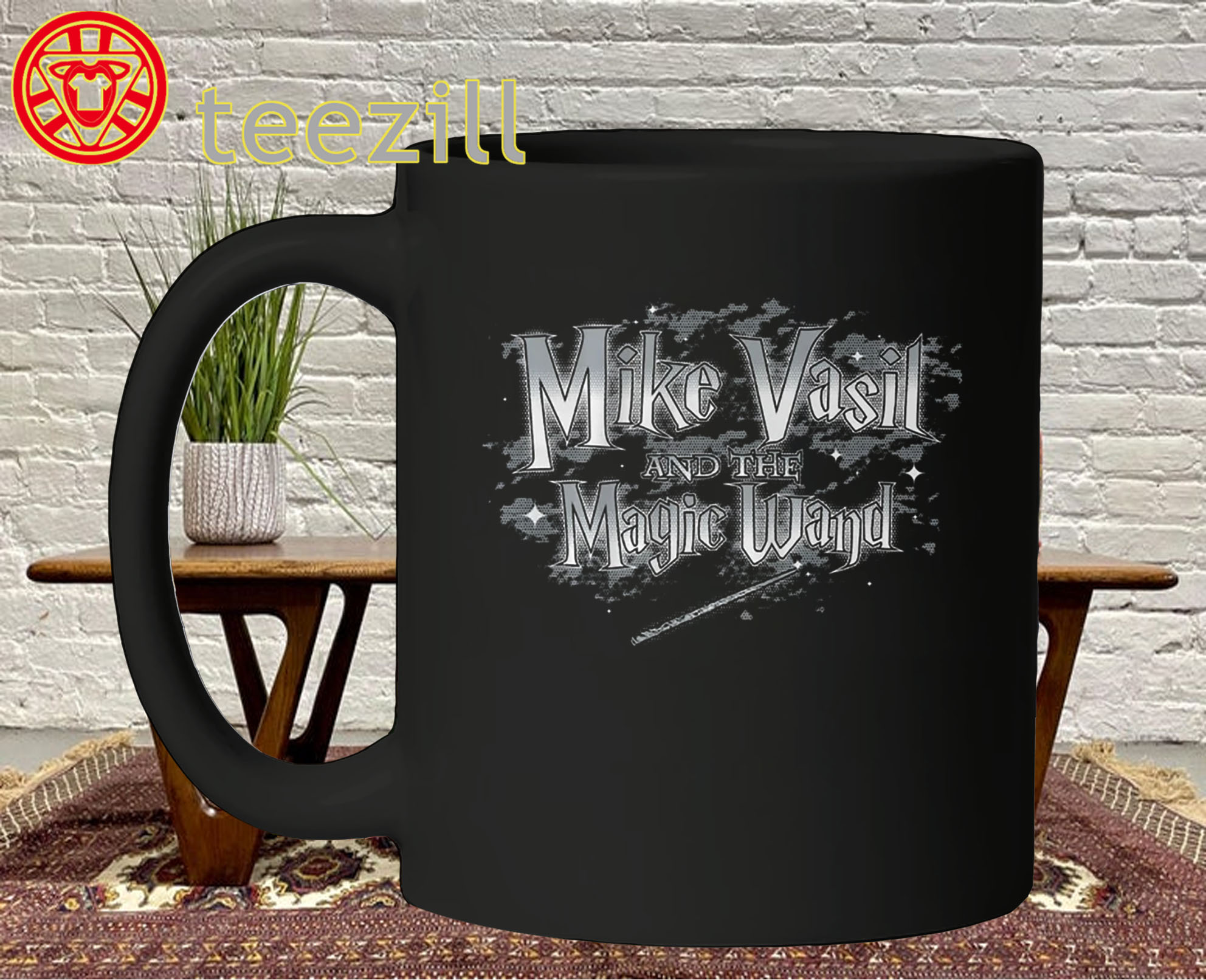 Mike Vasil Magic Wand Shirt - Baseball Wizard Fan Mug