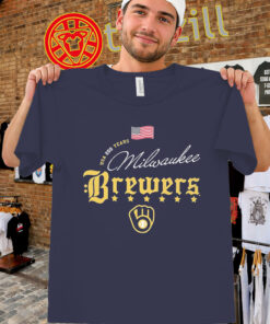 Milwaukee Brewers USA 250 Shirt - Happy 4th of July