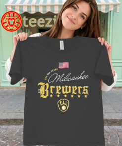 Milwaukee Brewers USA 250 Shirt - Happy 4th of July Tee classic