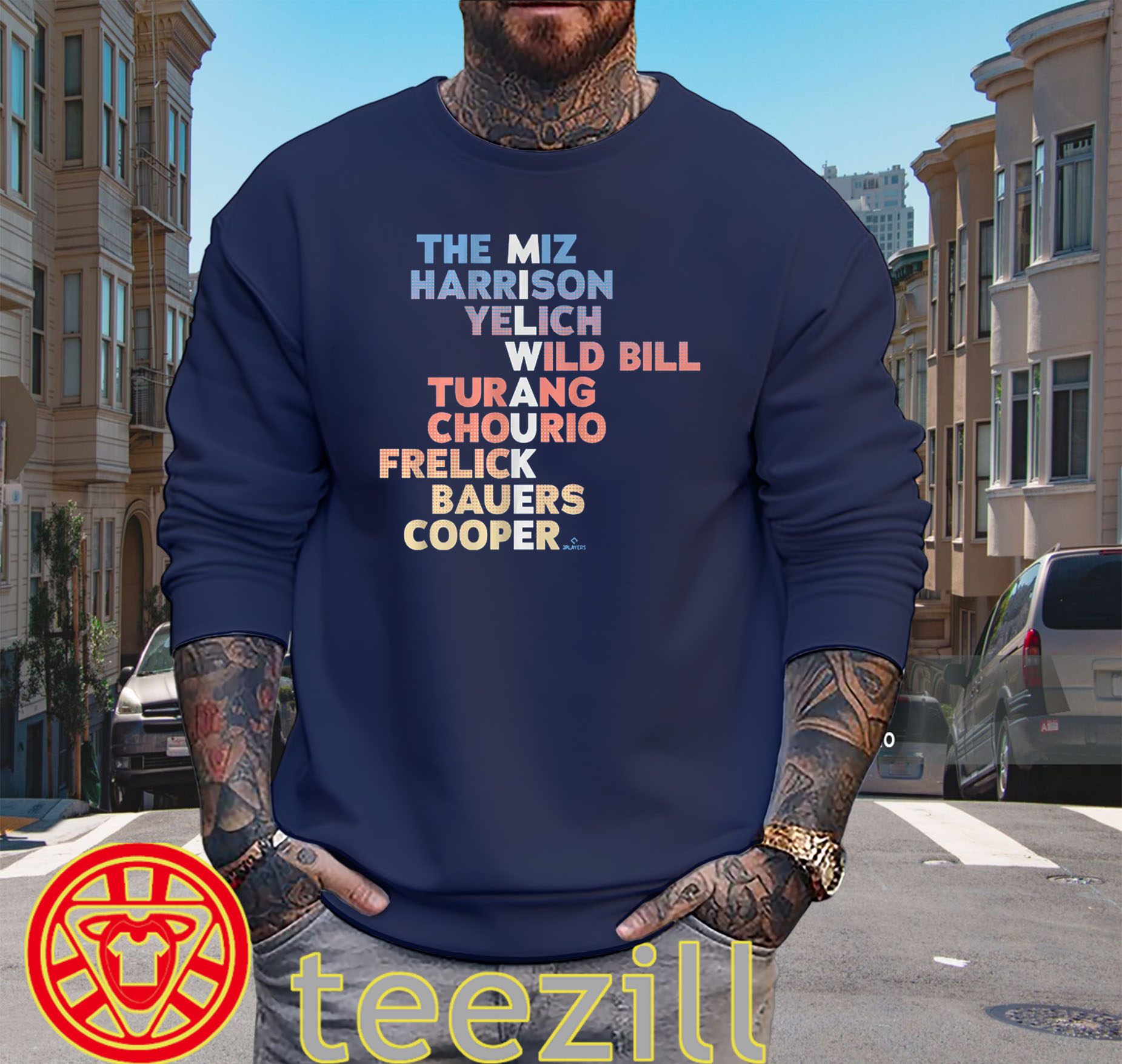 Milwaukee Player Names Shirt - Yelich Chourio Baseball Sweater