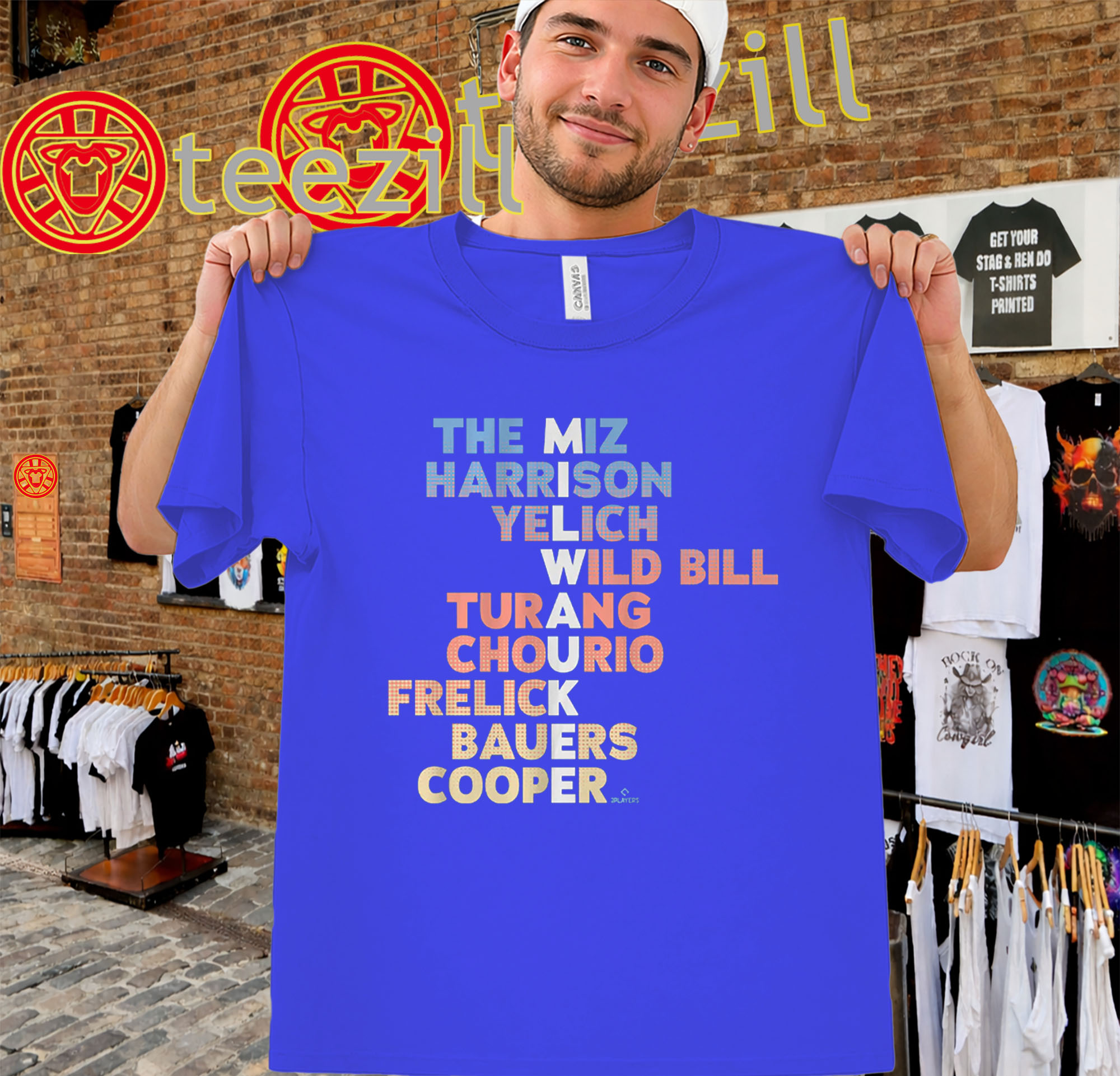 Milwaukee Player Names Shirt - Yelich Chourio Baseball Tee