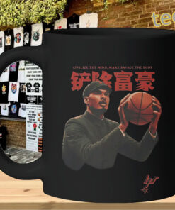 NBA Finals Comrade Wemby vs Mamdanista Mamdani T-mug