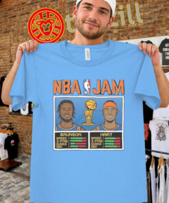 NBA Jam Knicks Shirt - Brunson Hart Basketball