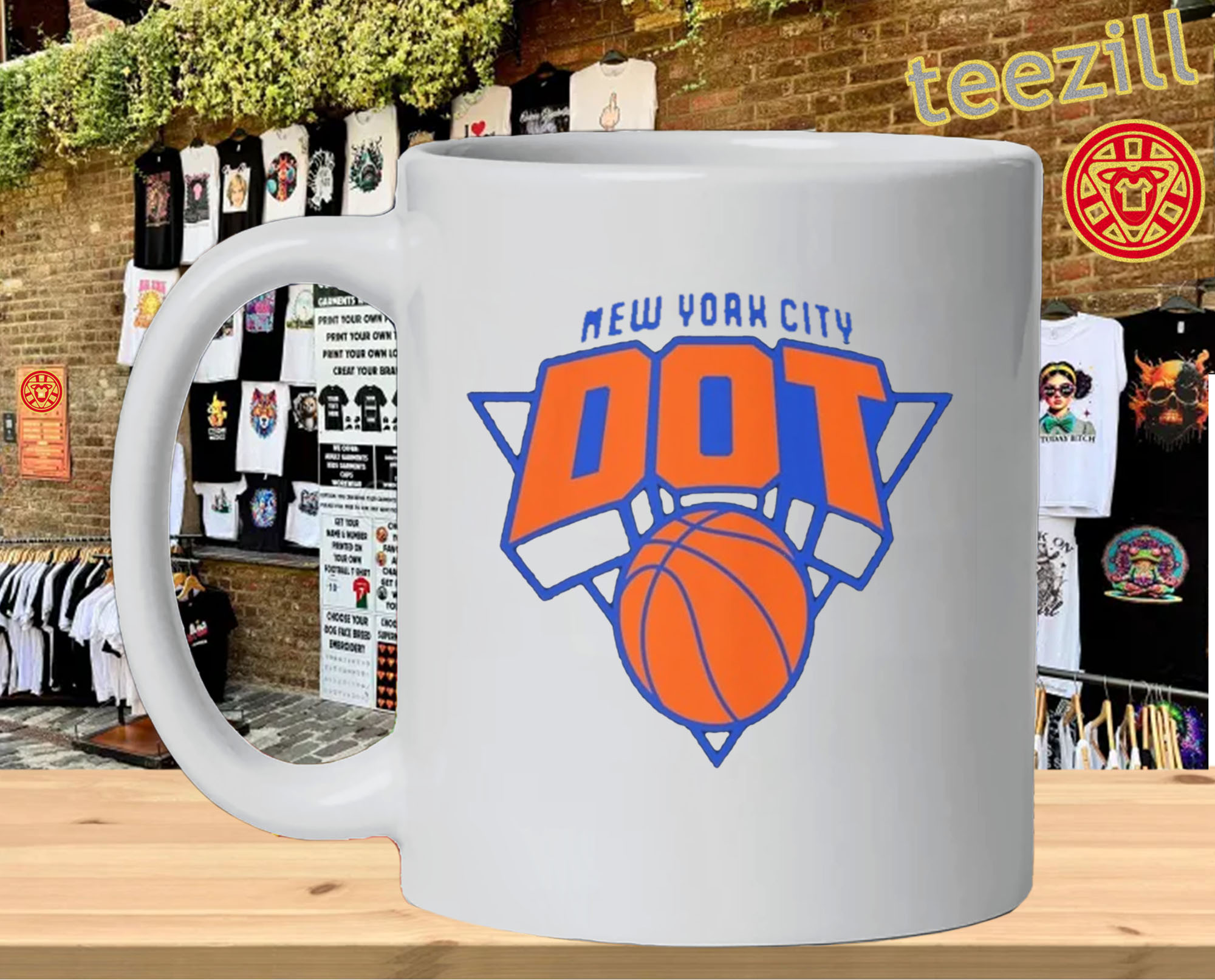 New York City DOT - NYC Basketball Parody mug