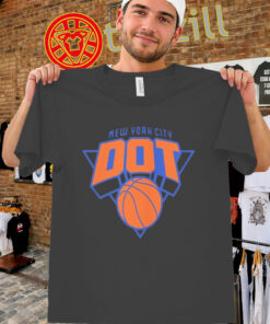 New York City DOT Shirt - NYC Basketball Parody Tee