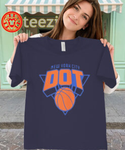 New York City DOT Shirt - NYC Basketball Parody Tee-classic
