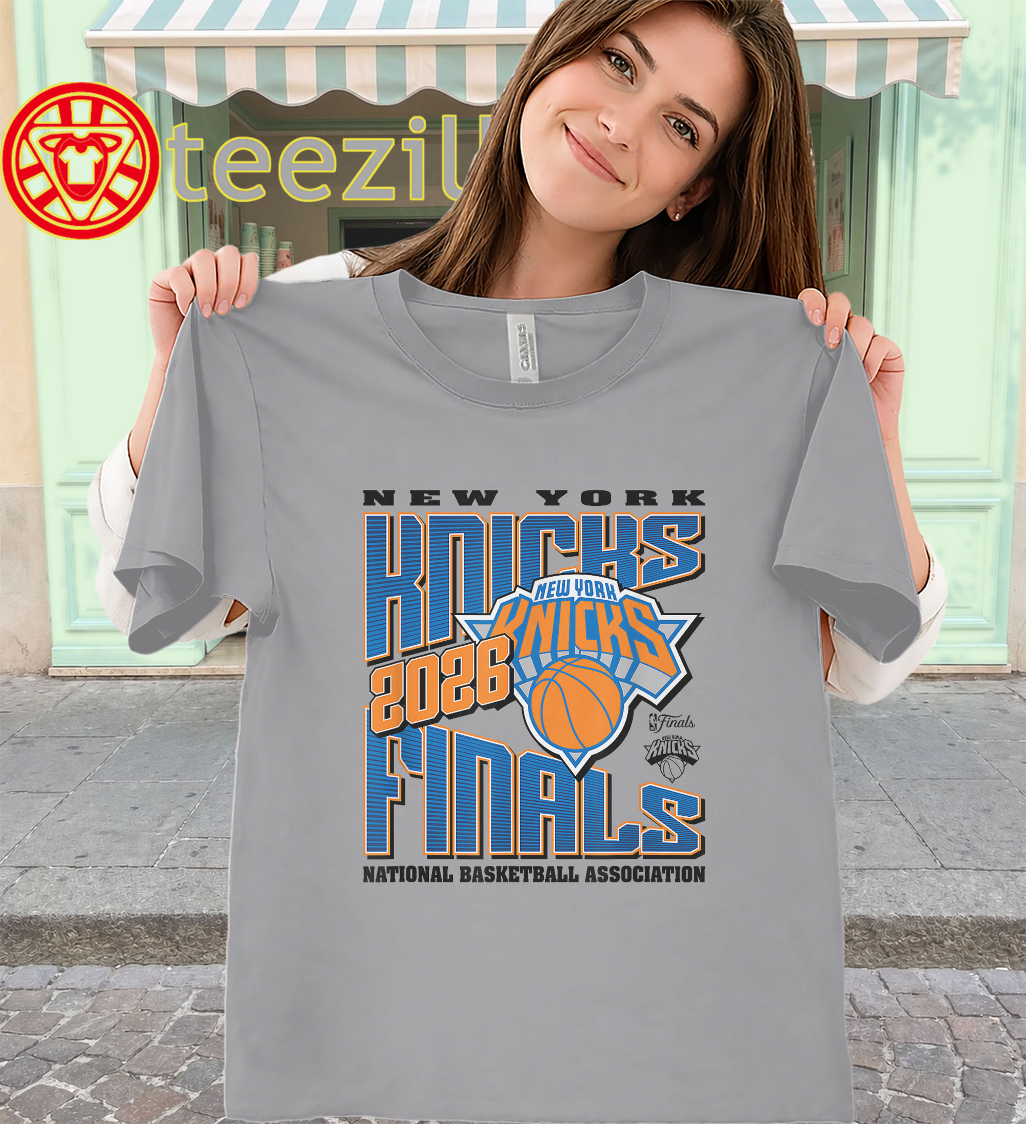New York Knicks Finals Shirt – 2026 Let's Go Basketball Tee-classic