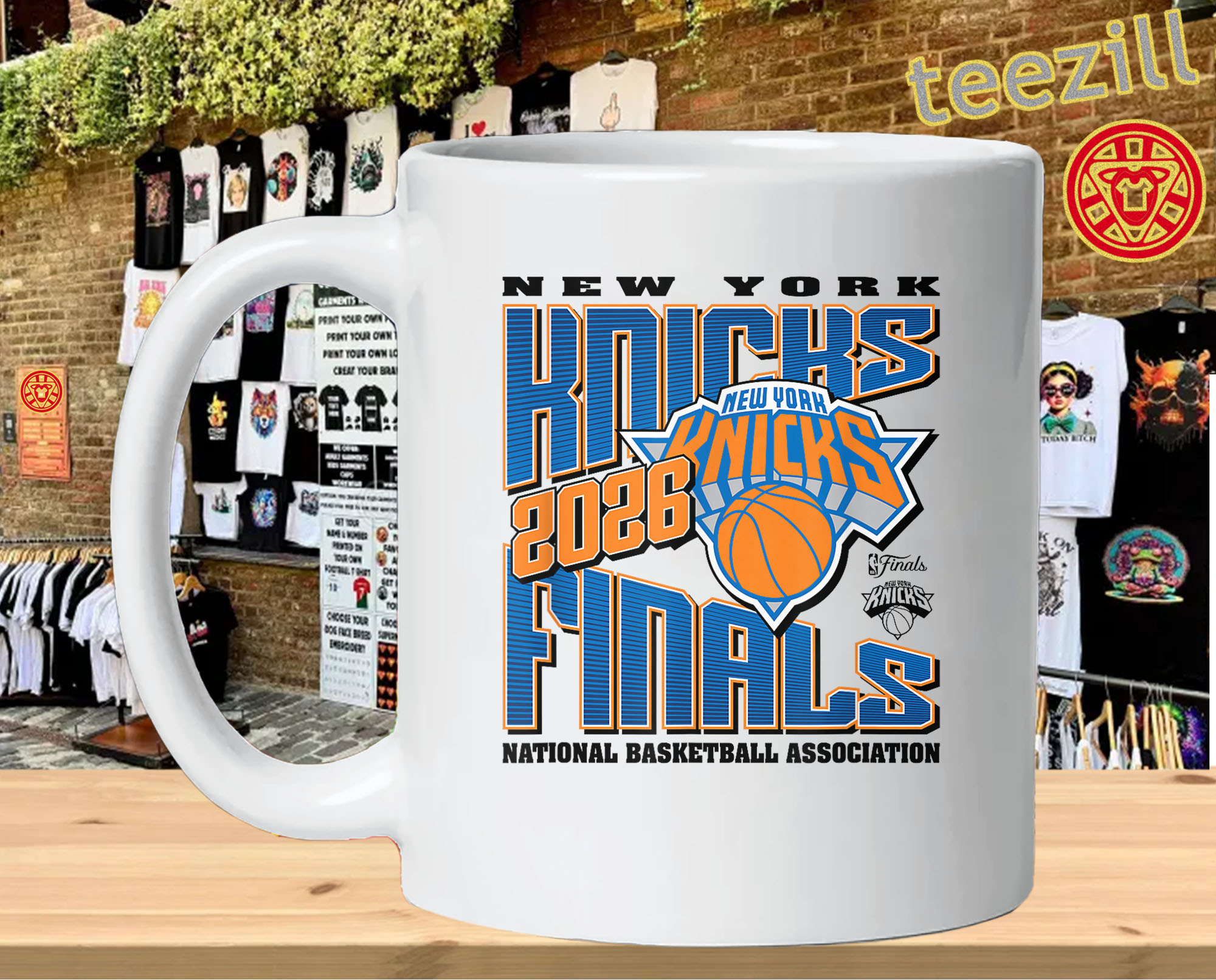 New York Knicks Finals – 2026 Let's Go Basketball mug