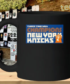 New York Knicks Three Time Champions - NBA Finals mug