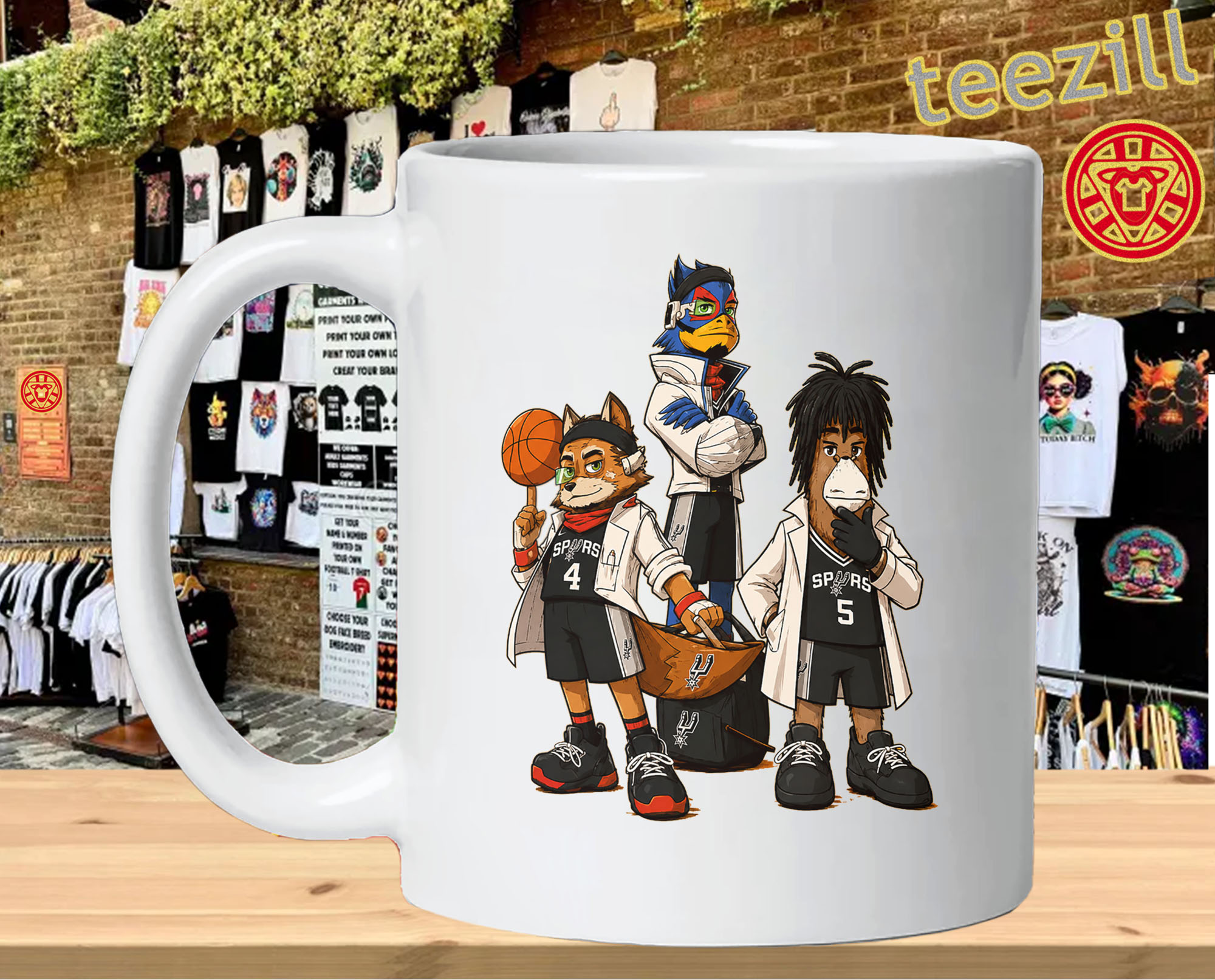 No Sweep at the Garden mug