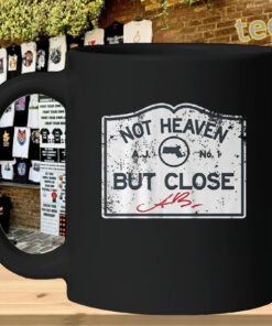 Not Heaven But Close - A.J. Brown Eagles Quote Football mug