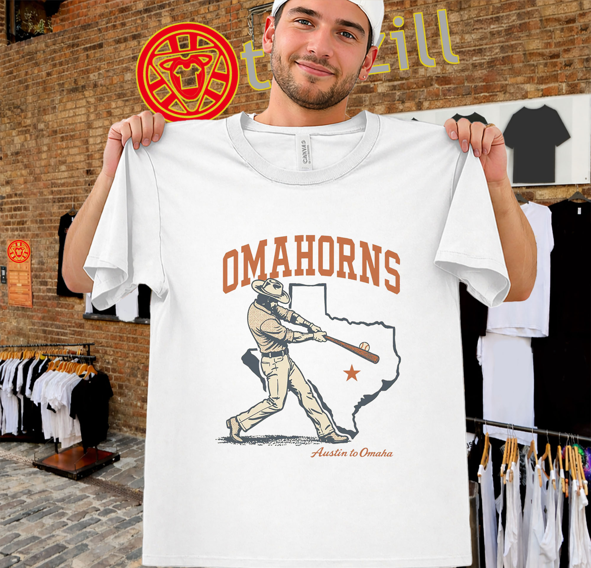 OMAHORNS Shirt - Texas Longhorns Omaha Baseball Tee